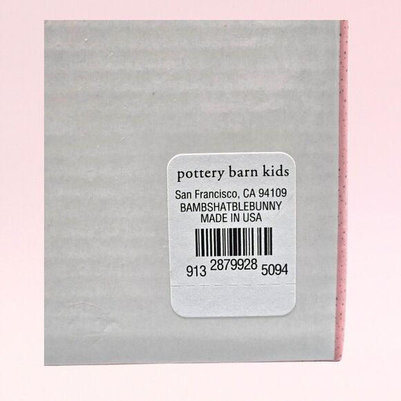 Pottery Barn Kids Critter Shaped Nursery Tabletop 2 Piece Set Pink - Picture 4 of 6